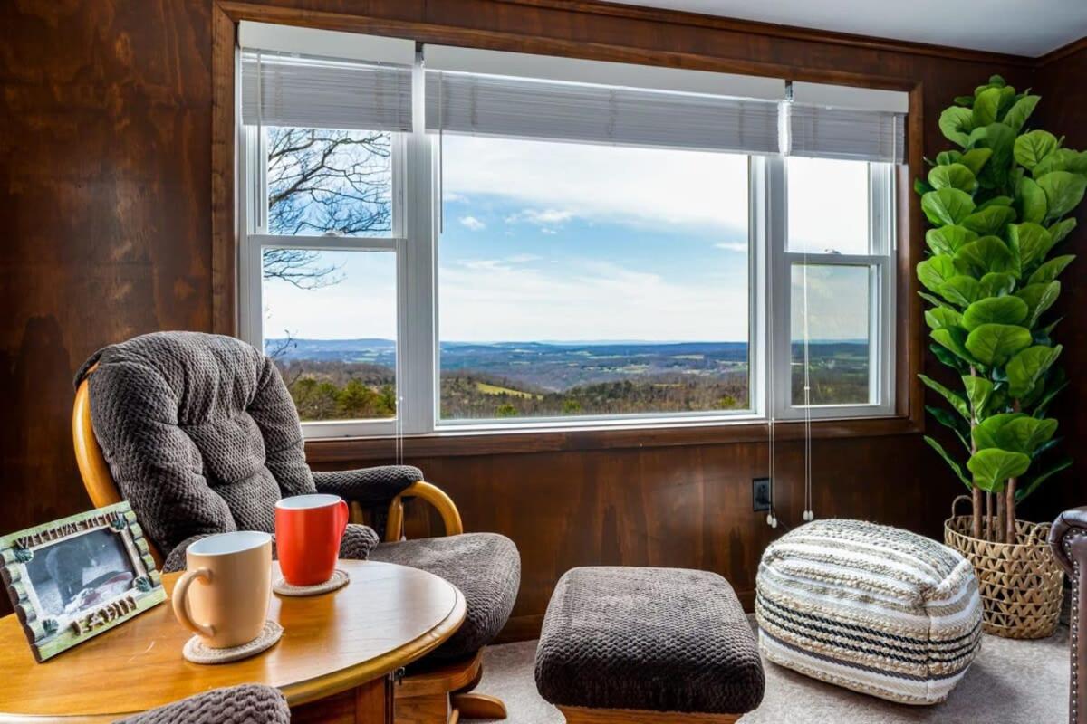 Mountaintop Views, Hot Tub, Deck, Fire Pit & Wifi Augusta Exteriör bild